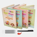 Magic Practice Copybook (4 BOOKS,1 PEN,1 GRIP,10 REFILL) Pack of 1