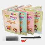 Magic Practice Copybook (4 BOOKS,1 PEN,1 GRIP,10 REFILL) Pack of 1