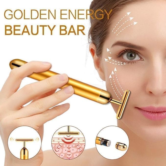 GoldenSkin Revitalizing Electric Facial Massage Roller